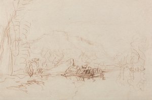 River Scene by David Cox